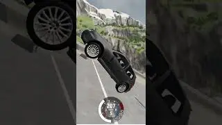 😱 😱 😱 Golf MK4 R32 vs insane big crash - Beam ng Drive  - #shorts #short #shortviral2023 #golfmk4