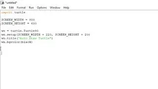 How to make auto draw letters turtle in python using turtle Part1