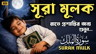 শান্তিময় ঘুমের জন্য সূরা মূলক শুনুন  (سورة الملك) Surah Mulk by Shamsul Haque | সূরা মূলক তেলাওয়াত