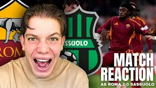 НЕТ МАНУ, НЕТ ВЕЧЕРИНКИ! Рома - Сассуоло 2:0 РЕАКЦИЯ