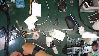 iPhone X DATARESCUE JOB - SHORT ON VDD_MAIN - BOARD REBALL - REPAIR TUTORIAL - SANDWICH BOARD