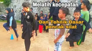 Melatih KECEPATAN CALON Atlit USIA DINI dan TEHNIK DASAR pencak SILAT