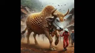 illness Bull #chicken #fypshots #funny #viralvideo #video #viralreels #foryou #poor #Ai #funny