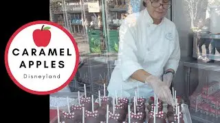 Making Caramel Apples at Marceline's Confectionery at Disneyland