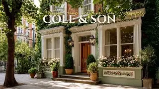 Cole & Son Inspired Victorian Vintage Home Featuring Iconic Wallpapers and Historic Mood