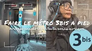 Marcher la ligne 3bis du m&eacute;tro parisien