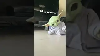 Nunca se olvidar&aacute; de esto 😩 jaja #babyyoda #humor #comedia #funny #amigo #caida #risa