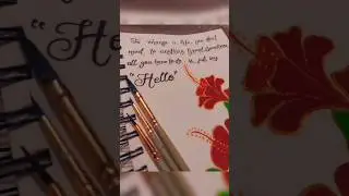 Easiest flower painting tutorial #bright and beautiful flowers painting simple but aesthetic flower