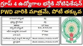 Latest group 4 vacancies || Group 4 notification || APPSC group 4 vacancies || Job updates In Telugu