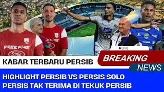 GAGAH❗PERSIB TAK TERKALAHKAN makin kokoh di PUNCAK KLASEMEN❗PELATIH PERSIS SOLO tak terima kalah?