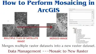 HOW TO PERFORM MOSAICING IN ARCGIS || RASTER FILES MERGING || A STEP-BY-STEP GUIDE || GIS ANALYSIS