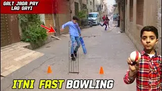 Asad vs mahad vs yahya match intni fast bowling 🤬😱
