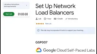 GSP007-Set Up Network Load Balancers |  Google Cloud Qwiklabs 2025