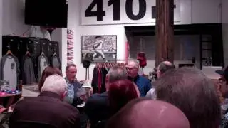Ron Kaplan at Bergino Baseball Clubouse 5/3/17