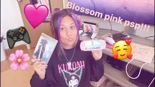 BLOSSOM PINK PSP 3000 UNBOXING IN 2024! 🌸