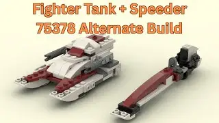 Fighter Tank + Speeder 75378 BARC Speeder Escape Alt. Build | LEGO Star Wars