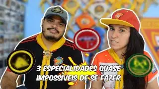 3 ESPECIALIDADES QUASE IMPOSSÍVEIS DE SE FAZER!!!