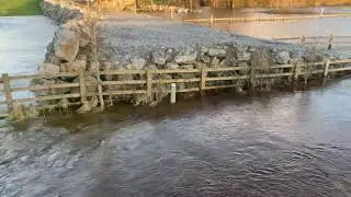 Illegal Dam in Raheen threatens Kiltartan church