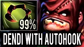 Legendary Pudge is BACK! Dendi with AUTO HOOK! Dota 2