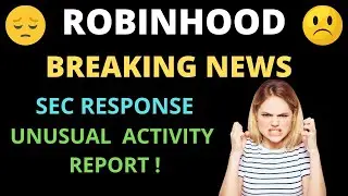 Robin hood Stock News | HOOD Stock | SEC Response & Unusual Activity, Analysis Chart Review !
