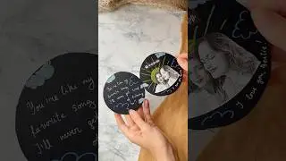 Cool DIY card for your bestie!! 🎶💛 #diy #cardart #art #lovesong