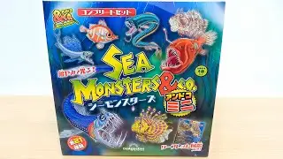 SEA MONSTERS ＆ co アンドコミニ デアゴスティーニから可愛いサイズ感のフィギュア出ております
