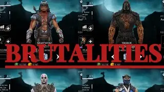 MIS BRUTALITIES. MORTAL KOMBAT MOBILE