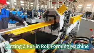 Cut to Perfection: Precision Z Purlin Production with SUNWAY's Advanced Roll Forming Machine