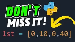 Move All Zeros to the End – Python Trick You Should Know!