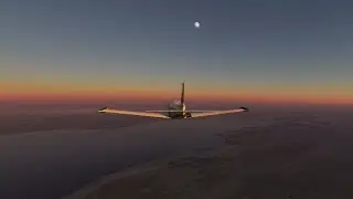 Landing at Doha, Qatar (OTHH) with the Piper Comanche in Microsoft Flight Simulator