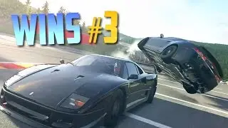 Racing Games WINS Compilation #3 (Epic Moments, Accidental Wins, Stunts & Close Calls)