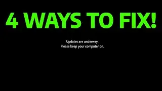 How To Fix Updates are Underway Please Keep your Computer on Windows 11