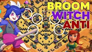 ANTI BROOM WITCH BASE CRUSHED! TH17 Legend League 3 STAR Secret! Clash of Clans