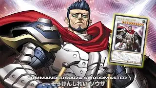 NEW X-SABER !! Commander Souza, Swordmaster DECK NEW CARD - YUGIOH
