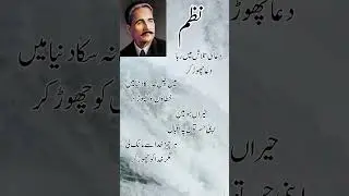 Allama Iqbal Nazam #urdu #shortsviral #poetry