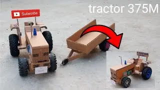 I Built A Realistic Tractor From Cardboard