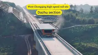 West Chongqing high speed rail site#technology #road #bridge #infrastructure #amazingchina #wonder
