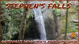 Stephens Falls At Governor's Dodge State Park Wisconsin