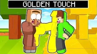 Minecraft, но все, к чему ты прикасаешься, превращается в золото...