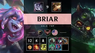 Briar Top vs Teemo - NA Grandmaster Patch 25.04