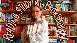 cozy n' chaotic READING VLOG 📚 (feat. book hauls!)