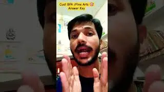 Cuet BFA /Fine Arts 🎯Answer Key 2023 #cuetbfa #answerkey #bfakey #BFAAnswerkey #BFA #BFAEXAM
