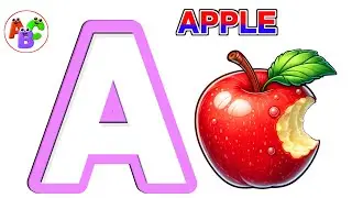 ABC Phonics Song | A is for Apple 🍎 | English Alphabet Learning for Toddlers 08