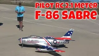 Ken Monblatt...  Pilot RC 2.1 Meter F-86...  Saturday, September 9, 2023