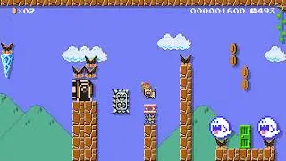 Yonder Yard by NinteniumZ 🍄Super Mario Maker 2 ✹Switch✹ No Commentary #djm