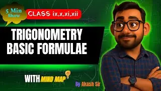 📚 Trigonometry All Basic Formulae 🔥 | Complete Mind Map | Class IX ,X ,XI ,XII | AkashSir