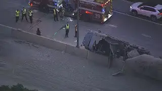WATCH IT LIVE: 18-wheeler rollover near Airport
