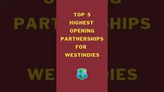 Highest opening partnership for westindies in test #westindies #testcricket #batting_masterclass