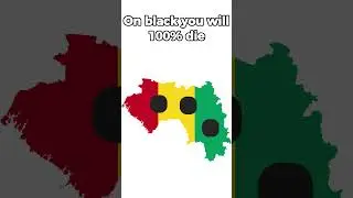 I put nukes on the map of Guinea #geography #flags #entertainment #countries #country