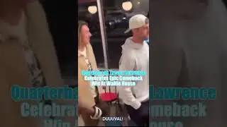 Jaguars Quarterback Trevor Lawrence Celebrates Epic Comeback Win #shorts